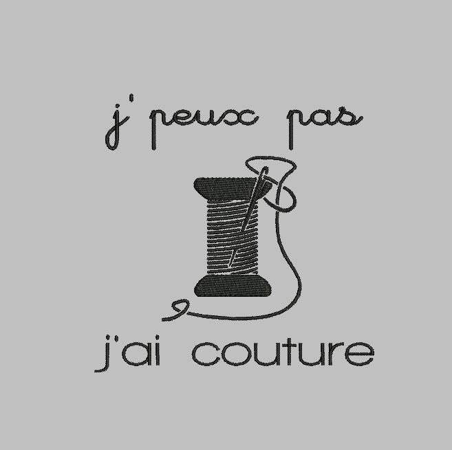 J’peux pas j’ai couture