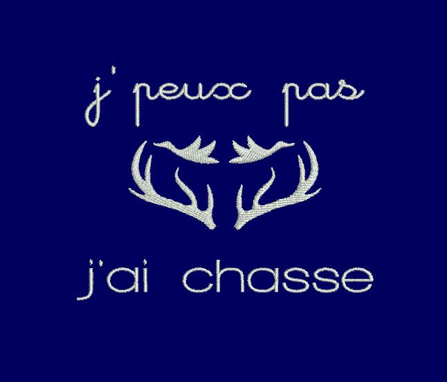 J'peux pas j'ai chasse