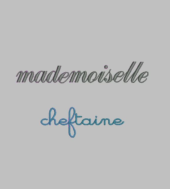 Mademoiselle cheftaine
