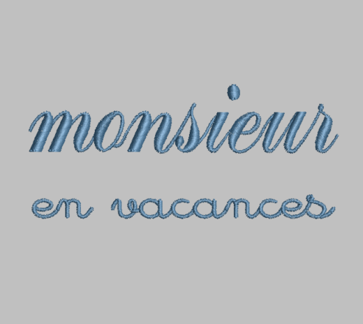 Monsieur en vacances
