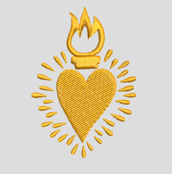 Sacré Coeur stylisé (4)