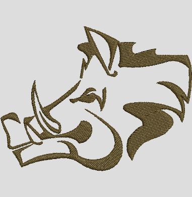 Silhouette de Sanglier