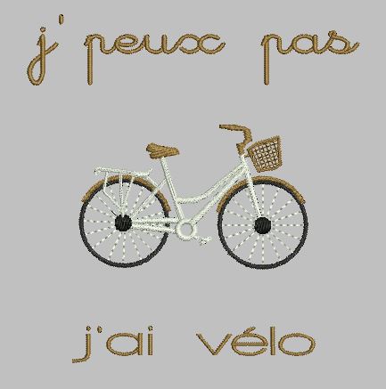 j'peux pas j'ai vélo