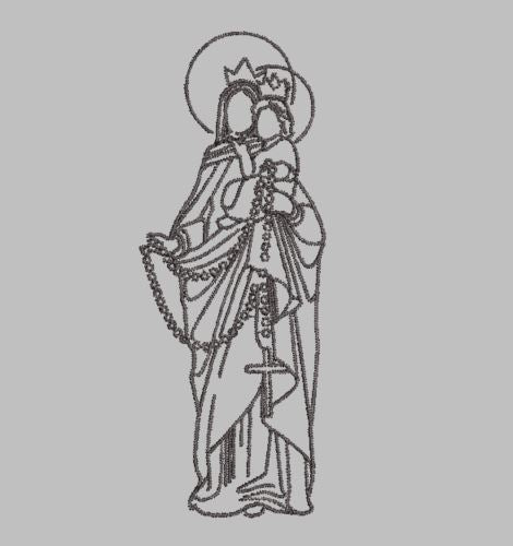 Vierge au rosaire
