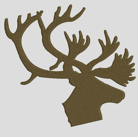 Silhouette de caribou