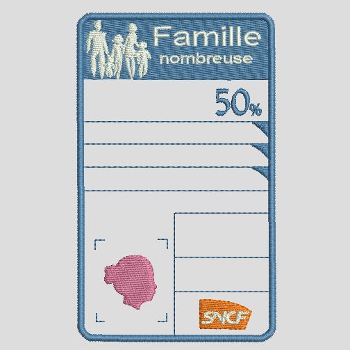 Carte famille Nombreuse