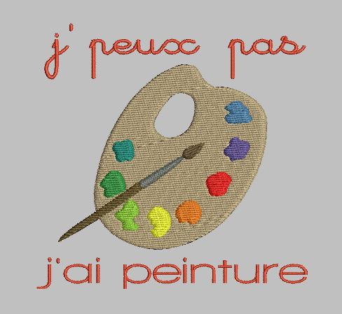 J'peux pas j'ai peinture