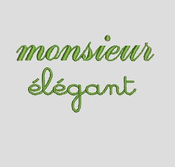 Monsieur élégant