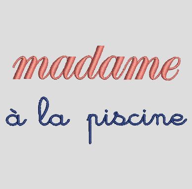 Madame à la Piscine