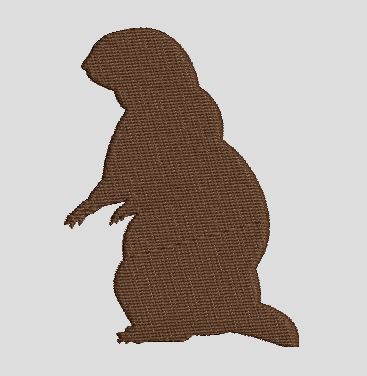 Silhouette Marmotte