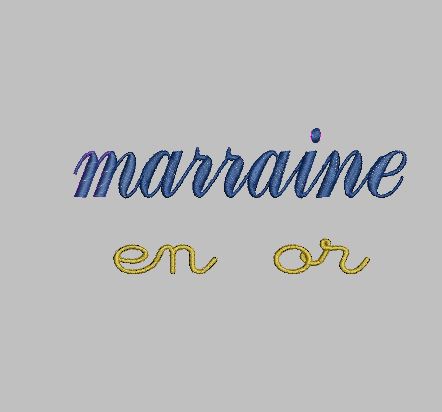 Marraine en or