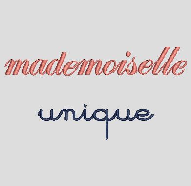 Mademoiselle unique