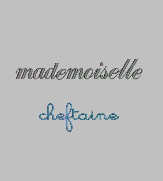 Mademoiselle cheftaine