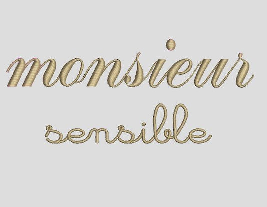 Monsieur sensible