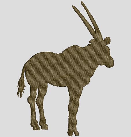 Silhouette d'Oryx