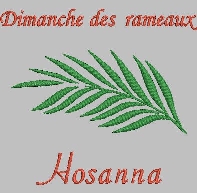 Branche de Rameaux Hosanna
