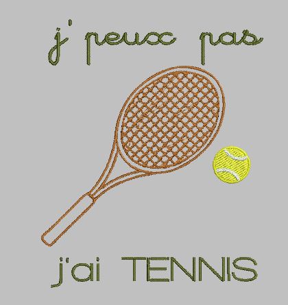 J'peux pas j'ai tennis