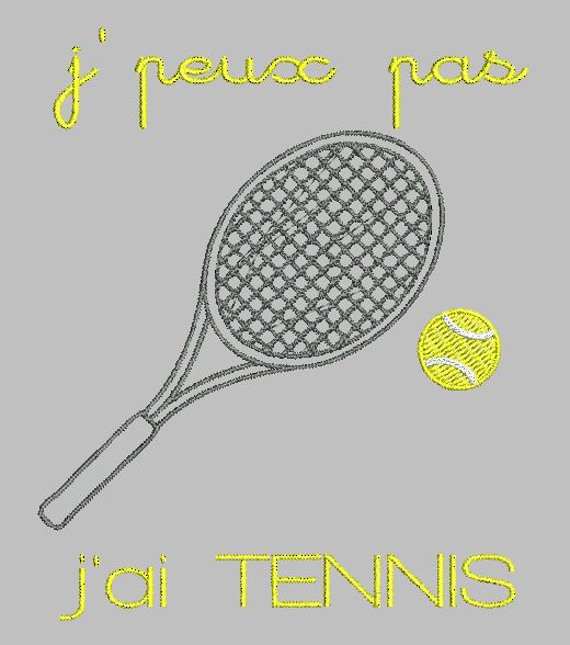 J'peux pas j'ai tennis