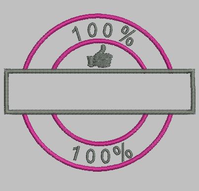 Badge qualité 100%