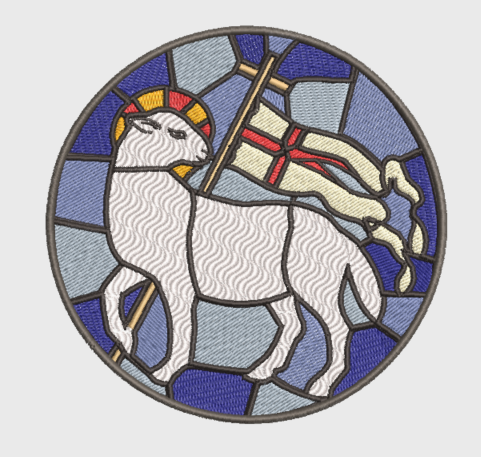 Vitrail Agneau de Dieu